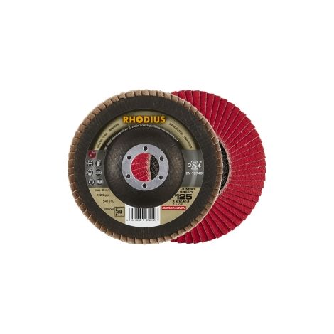 Lamellenschleifscheibe Ø 125 mm K80 10 Stück. (1/2)