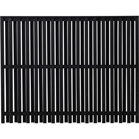 Plus Zaun Nagano 180 x 140 cm RAL 9005 Schwarz (1/2)