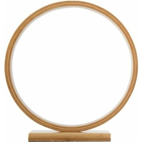 Lampe de chevet LED en bambou naturel 32 cm – ACKERMAN (1/3)