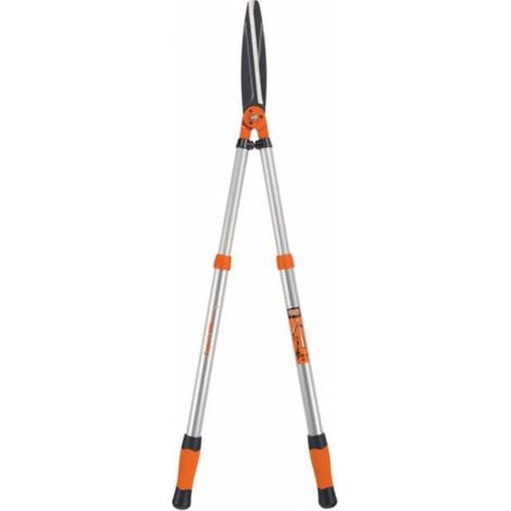 Bahco – Cisaille à haies télescopique ultra-légère 79-104 cm – Lame trempée – Manches en aluminium avec poignées bi-matières – PG57F