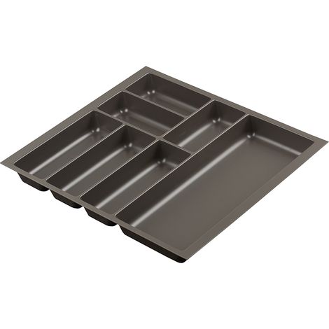 Bandeja para cubiertos Nolago para Merivobox 508x473mm gris basalto SANS MARQUE