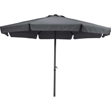 Domo Mea Ombrellone Elegante in Alluminio Antracite - 3 Metri (1/4)