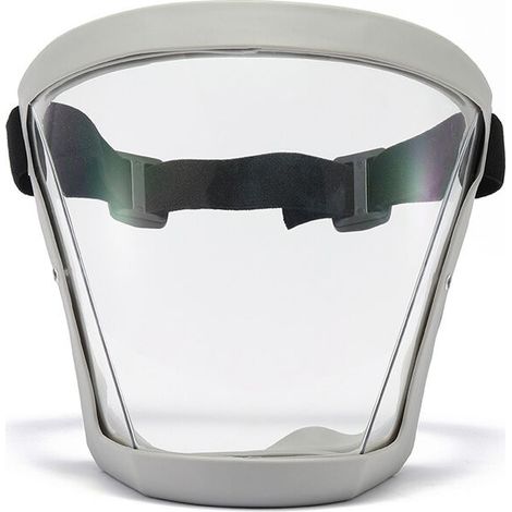 Ecran facial de protection, écran facial complet antibuée, écran facial complet de protection, écran facial bionique transparent HD, écran facial de sécurité, sangles réglables, résistant à la poussiè (1/4)