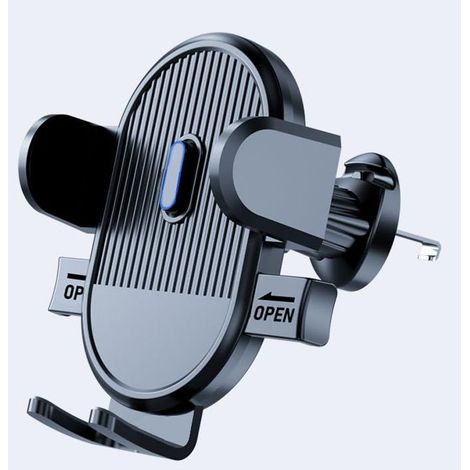 Support Téléphone Voiture, Porte Telephone Voiture Grille Aération, 360° Rotation Support Voiture Réglable, Compatible avec Tous Les Smartphones 4.0''-7.0'' (1/5)