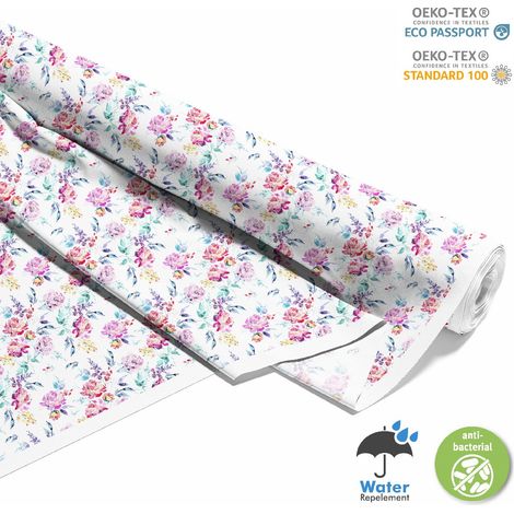 Outdoor dekostoffe oxford - Motiv Aquarell Pfingstrosen I DX160 (1/5)