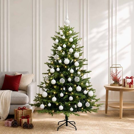 vidaXL Árbol de Navidad Artificial con Adorno 120 cm 150 LED (1/5)