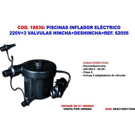 POMPA DI GONFIAGGIO ELETTR 220V 62252