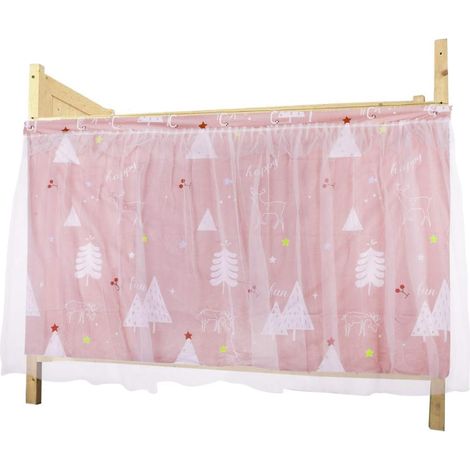 Blackout Curtains for Bunk Bed Children's Bed Curtain Mezzanine Curtains Bed Tent Cabin Raised Bed/Mid Height Mosquito Net Bed Canopy Curtain Dustproof for Student Dormitory (1/5)