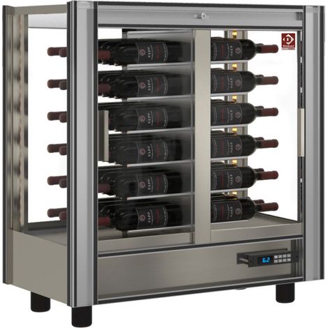 Vitrine réfrigérée à vins l 216 - traversante - modulable - Diamond (1/2)