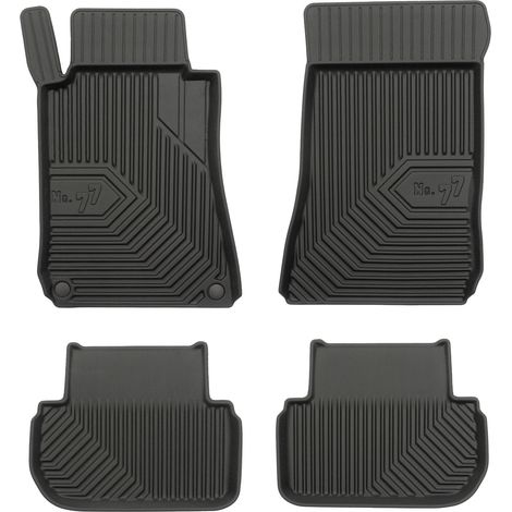 Tapis de Sol de Voiture pour Mercedes-Benz CLK C209 2002-2009 TPE Noir 4Pcs