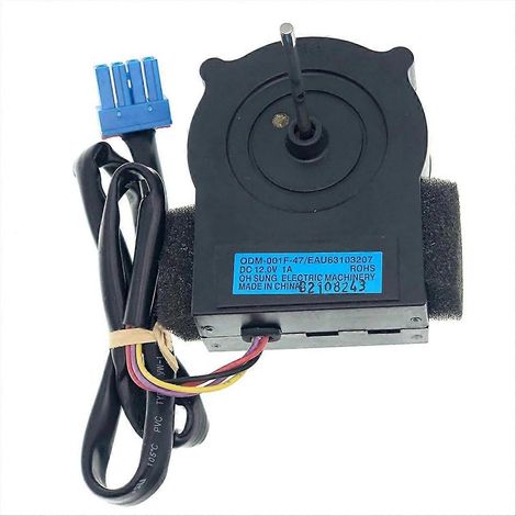 Ventilateur moteur évaporateur réfrigérateur EAU63103207, pièce de rechange compatible, soufflerie interne, refroidissement efficace, remplacement facile, accessoire d'origine pour frigo. (1/5)