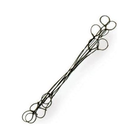 Mob Mondelin – Liens métalliques 12 cm pour béton armé – Lot de 1000 – Diamètre 1,1 mm pour liaison rapide – 6540120101 (1/2)