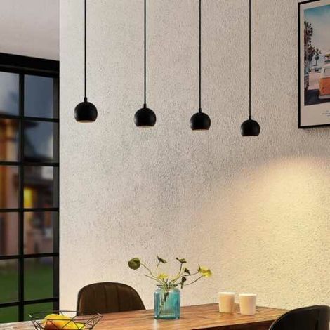 [NEUWERTIG] B-Ware Arcchio Renko Led Hängeleuchte, Leuchte Lampe Hängeleuchte Vierflammig, Schwarz