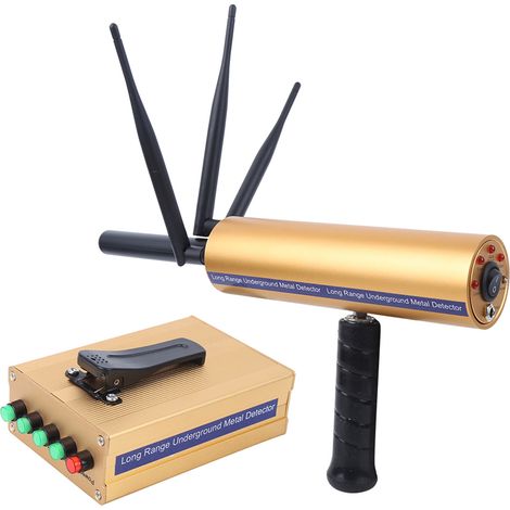 Détecteur de métaux rechargeable AKS, localisateur de trésors, scanner 1400 mètres (1/5)
