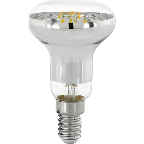 Eglo E14 LED dimmerabile, lampadina con riflettore, illuminazione spot, 4 Watt (equivalente a 32 Watt), 350 lumen, luce bianco caldo, 2700k, lampadina R50, Ø 5 cm (1/4)