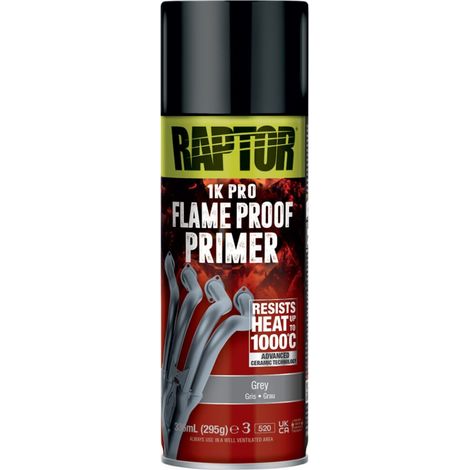 Primer Gris pour Peinture ignifuge Haute température 336ml Raptor