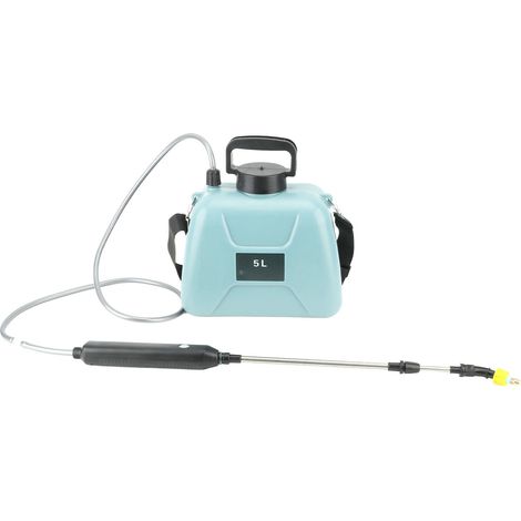 Pulvérisateur électrique avec poignée rechargeable USB, batterie 2400 mAh, bleu (1/5)