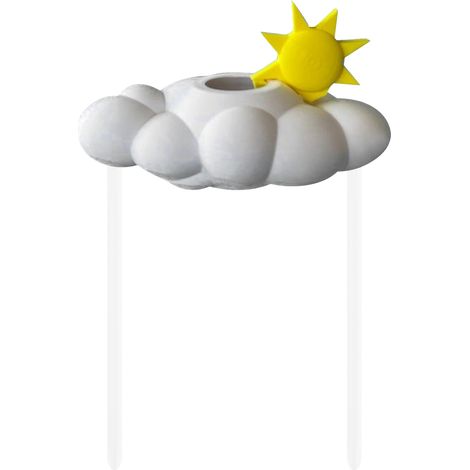 Résine nuage arc-en-ciel arrosage plantes décoratif jardin cour pratique décoration (1/5)