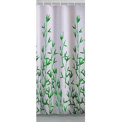 Cortina de Ducha Gedy de Tela Gomitolo 120x200 cm Verde-Marrón