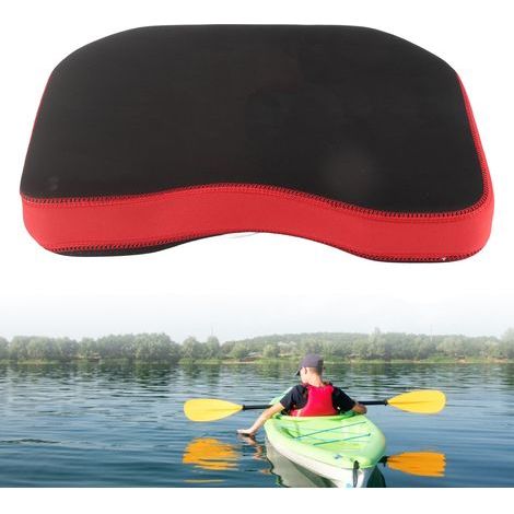 Coussin de siège épais pour kayak, canoë et bateau de pêche (Noir) (1/5)