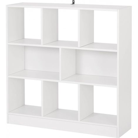 WOLTU Bücherregal Bücherschrank Standregal mit 8 Fächern für Wohnzimmer und Büro (1/5)
