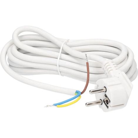 Cable PVC con clavija 3x1mm 3M Blanco GSC 001101092 (1/4)