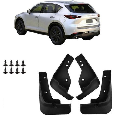 Bavettes de protection anti-éclaboussures compatibles avec Mazda CX-5 2022 2023 2024, accessoires de protection avant et arrière, ensemble de 4 pièces. (1/5)