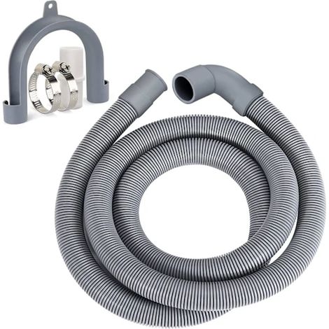 Tuyau d'évacuation pour lave-linge, rallonge de 2,5 m pour lave-linge et lave-vaisselle (image couleur).-AquaForge (1/4)