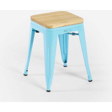 Tabouret de bar pivotant en similicuir avec accoudoirs style fauteuil Darry - Noir (1/4)