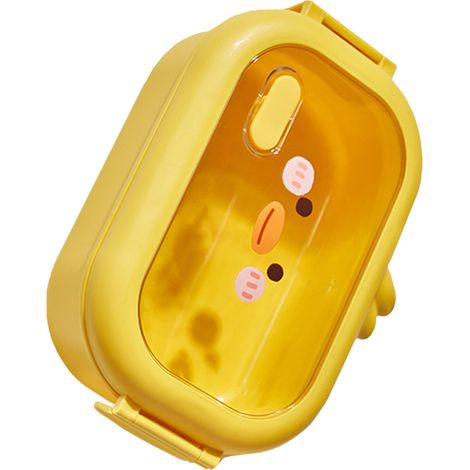 Boîte à lunch Bento Little Yellow Duck en acier inoxydable, isotherme pour le bureau