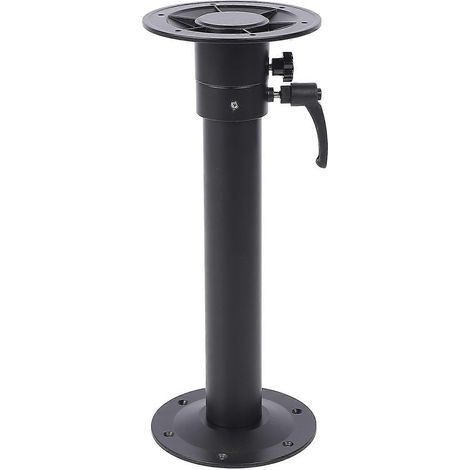 Pieds de table réglables pour camping-car, 450-725 mm, en alliage d'aluminium noir (1/5)