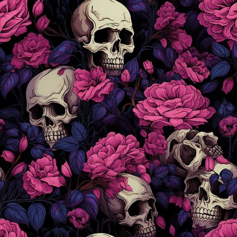 Tela decorativa para exteriores Oxford - Motivo de calavera I DX4799 (1/5)