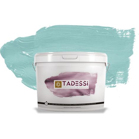 TADESSI Color Vista Wandfarbe Pastellgrün - Jadegrün - Matte Dispersionsfarbe - Innenfarbe für Wand und Decke (1/5)