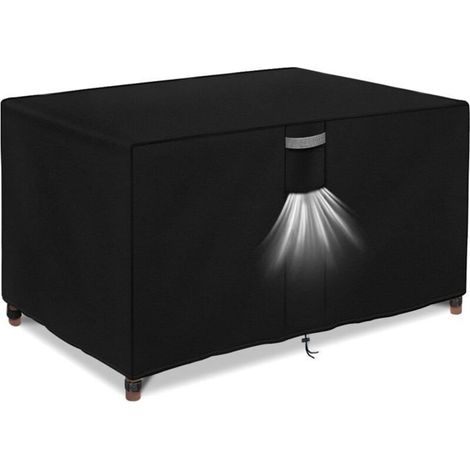 Waterproof Outdoor Garden Table Cover, 420D Oxford Fabric, Windproof, UV-Resistant (180x120x74cm) (1/5)