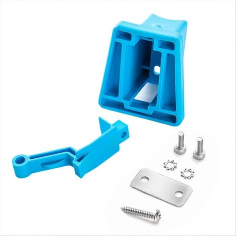 Vorderradadapter, stabiler DIY-Halterungsblock für faltbare Fahrradtaschen, blaue Adapterhalterung (1/5)
