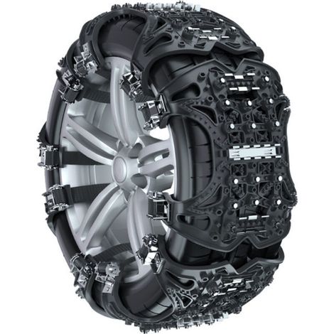 Chaine Neige, Chaînes À Neige Pour Auto, Largeur des pneus 165-285 mm, Convient Aux Berline SUV MPV Pick-up ATV， 1pcs