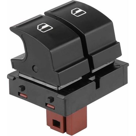 Commutateur de Vitre électrique avec Bouton Double Commutateur de Vitre Electrique Interrupteur à Bouton Double Fenêtre DC 12V Bouton de Lève-vitre à Commande (1/5)