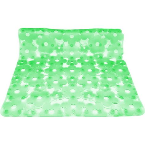 TAPPETO ANTISCIVOLO PER DOCCIA MOD. MARGHERITA CM 52x52- Verde- DH- pezzi 1