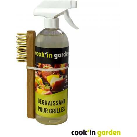 COOK'IN GARDEN Nettoyant pour grille avec brosse - Vaporisateur 750 ml