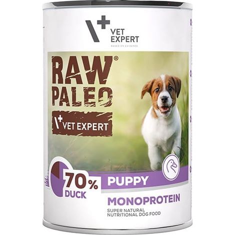 Rohes Paleo-Welpen-Monoprotein-Entenfutter für Welpen 400 g