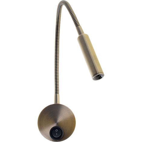 Aplique MADRAZO 1x3W LED 150lm 4000K 25° Cuero (1/2)