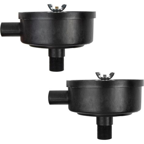 Filtre Silencieux Compresseur D\'air Accessoires, à air Comprimé 1/2" 20mm Male Filetage Plastiques Coque Air Compresseur Silencieux Filtres pour Les Chaudières à Compresseur D\'air 2 Pièces (1/5)