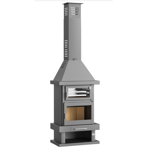 Chimenea Leña Frontal con Horno FM Modelo C-300 H (1/4)