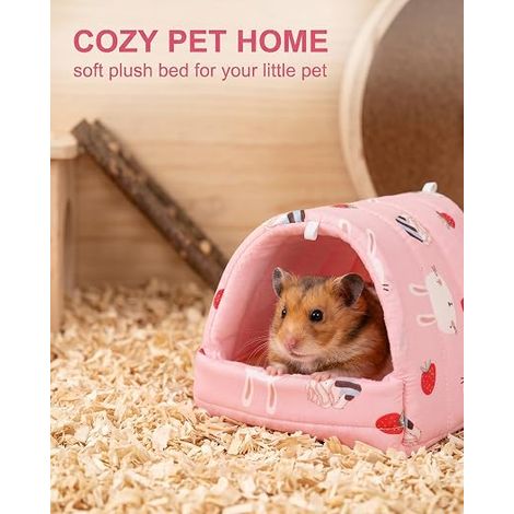 Hamster House Hut Shelter Bed Rodents (1/4)
