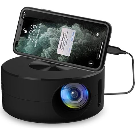 Mini Projecteur de Poche, Projecteurs de Film Portables Intelligents, Batterie Rechargeable Intégrée et Haut-Parleur, Projecteur de Voyage Vidéo 1080p (1/5)
