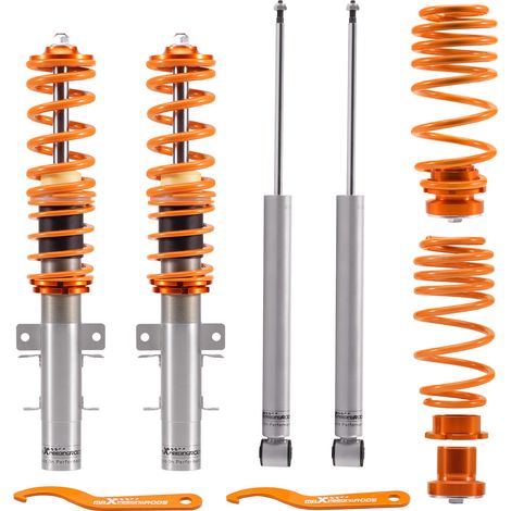 Kit Assetto Regolabile Molle Ammortizzatori per VW Polo GTI TSI 6R 6C