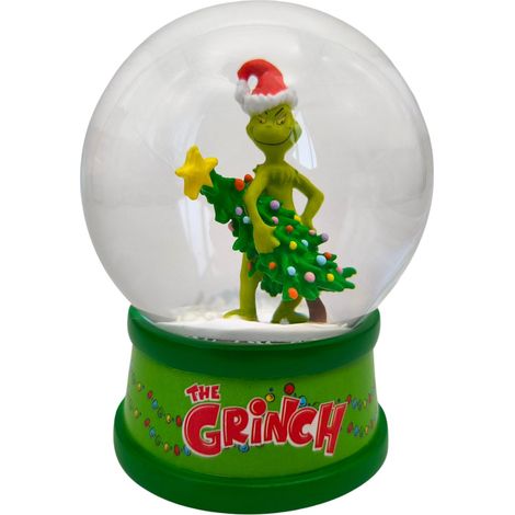 Palla di Neve The Grinch Albero Natale H11cm Peraga Christmas