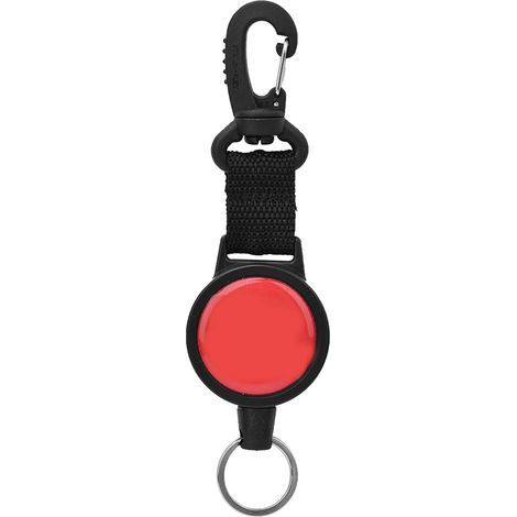 1 ausziehbarer Schnellverschluss-Karabiner aus Edelstahl für Tauchzwecke, Tauchzubehör aus Nylon, Aufhängehaken (1/5)