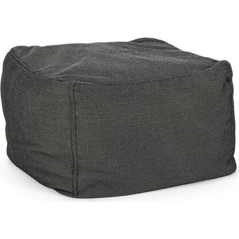 Pouf per esterno in tessuto Antracite SPARROW 50x50x h36 cm (1/5)