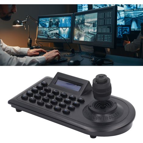 Clavier de contrôle 4D avec joystick panoramique et inclinaison pour caméra PTZ, norme européenne 100-240 V